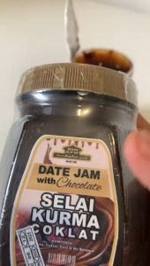 SELAI KURMA COKLAT 400gr BINAFIF Date Jam with Chocolate Sele Korma Cokelat Bin Afif Selei Dates Olesan Roti