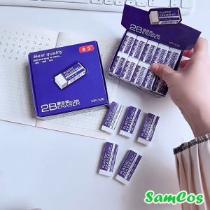 Set 10 Gôm tẩy bút chì trắng 2B siêu sạch dụng cụ học tập cho bé SamCos