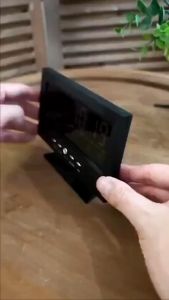 【Rẻ】Đồng Hồ Để Bàn LED Màn Hình LCD Báo Thức Cảm Biến Âm Thanh