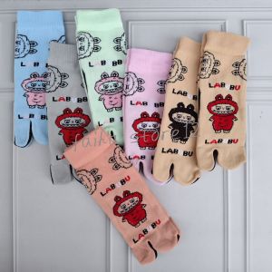 Kaos Kaki Anak Perempuan Paud Tk Motif Labubu viral Jempol Dua Jari Usia 4-7thn