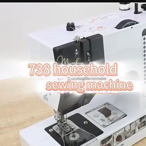 UKICRA 738-38 High-Quality Multi-Function Electric Sewing Machine with 38 Stitch Patterns and Expandable Base. High Quality Construction. Multifunctional Desktop Mini Sewing Machine.