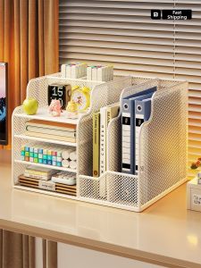evesigar | Multi-functional Metal Desktop File Organizer