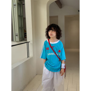 Long Sleeve Pure Cotton Striped Childrens T-Shirt