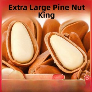  Hand-Peeled Large Kernels Northeastern Pine Nuts 500g Special Extra Large Pine Nut King Loose Pack Snacks/Hazelnuts