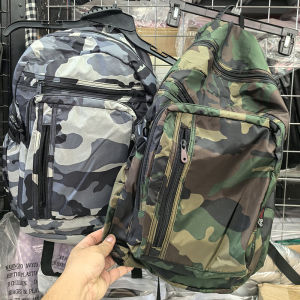 กระเป๋าเป้สะพายหลังทรงคลาสสิกพิมพ์ลายทหารสำหรับกลางแจ้ง กระเป๋าใส่ของสำหรับปั่นจักรยาน กระเป๋าเดินป่าแบบลำลอง กระเป๋าสะพายไหล่คู่