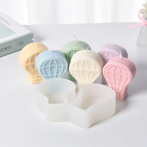 Hot Sale Air Balloons Silicone Candle Mold Decor Polymer Clay Plaster Porcelain Wax Melts Mini Balloon Soap Resin Mould
