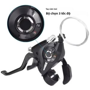Cần Gạt Chuyển Số Xe Đạp Leo Núi 21 Tốc Độ Hệ Thống Cơ Khí Hợp Kim Dành Cho Xe Đạp Địa Hình Tay Nắm Phanh Đĩa Kèm Cáp Chuyển Số