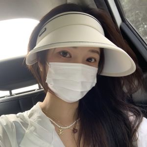 【WJ】Mũ trùm đầu lớn che nắng mũ che nắng bãi biển chống tia cực tím mùa hè ngoài trời xe đạp trống mái che mũ