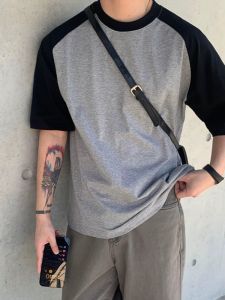 YEBO | Heavyweight Xinjiang Cotton Shoulder Seam Short Sleeve T-shirt