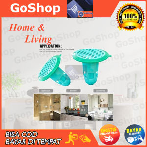 GoShop Saringan Pembuangan Air Kamar Mandi Anti Kecoa Penyaring Kotoran Wastafel Anti Bau