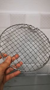 ตะแกรง สเตนเลส 304 ทรงกลม หม้อทอดไร้น้ำมัน หม้ออบลมร้อน อุปกรณ์เสริม Airfryer ตะแกรง มีขา สำหรับ หม้อทอดไร้น้ำมัน หม้ออบลมร้อน