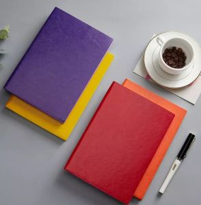 Customize Soft Faux Leather Cover Notebook Notepad Journal Leather Notebook A5 80 Sheets