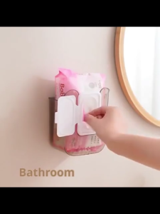 Wall Mounted Tissue Boxes Wet Tissue Face Tissue Washing Towel Storage Punch Free Tissue Box Bathroom Accessories