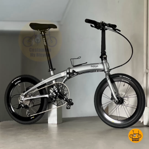 🩶 Folding Bike Fnhon Twister 20” • 𝗠𝗥𝗧/𝗕𝘂𝘀-𝗙𝗿𝗶𝗲𝗻𝗱𝗹𝘆 Wireless 12G 𝗙𝗿𝗲𝗲𝗯𝗶𝗲𝘀 Litepro 𝗟𝗶𝗴𝗵𝘁𝘄𝗲𝗶𝗴𝗵𝘁 Battleship Grey Hydraulic Brake Java Neo Takachia Hollowtech Crank Foldable Bicycle