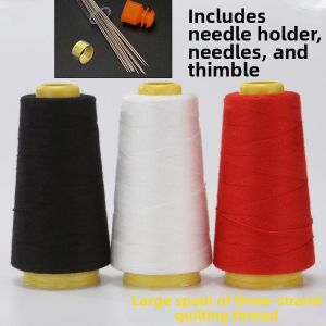 Fine White Sewing Thread 30 Balls