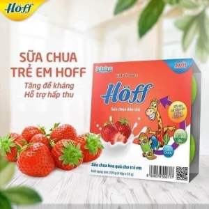 Lốc 4 hộp sữa chua Hoff vị mới vị Lê 🍐 vị dưa lưới 🍈