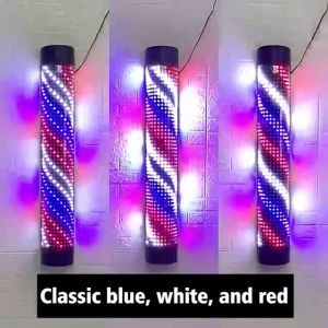 Barber Pole LED Saloon Sign Hair Salon Light/Barber Light Pole 65cm/95cm LED Light Hair Salon Shop Classic