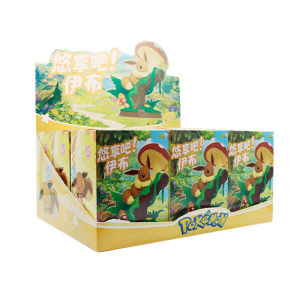 Funism | Pokemon Enjoy It Serie Eevee Eeveelution Sylveon Glaceon Leafeon Vaporeon Umbreon Action Figure Toy Doll Surprise Blind Box Gift