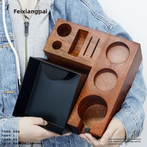 TIMEMORE | Coffee Wood Powder Press Espresso Handle Stand Powder Hammer
