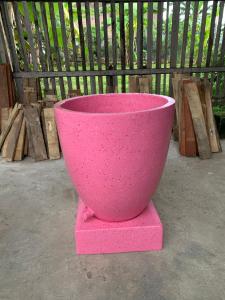 Bak mandi teraso warna pink 40*50/gentong teraso/bak mandi terao (ONGKIR CHAT ADMIN )