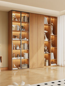 Living Room Storage Cabinet Bookcase