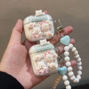 Adorable West Highland Terrier Green Union T3pro Earphone Protective Case Soft TPU Shell Cute New Model Green Union T6S T3 Bluetooth Earphone Case