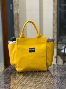 Work Fashion Canvas Reticule Womens Handbag Outdoor All-Matching with Baby Small Carrying Bag Cloth Bag Baby Mom Small Bag