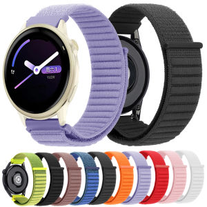 20 มม.22 มม.สําหรับ Garminvoactive 6 ห่วงไนลอน WAVE สร้อยข้อมือสําหรับ Garmin Forerunner 570 265 255 Band Venu 3 2 กีฬา correa