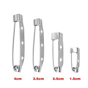 15-40Mm kim băng Trâm Cơ Sở Clip Pins Trống Cơ Sở Cho làm đồ trang sức quần áo tự làm Phụ Kiện