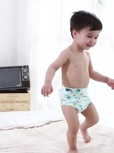 227orzbow 6 pack toddler potty training pants reusable waterproof underwear baby newborn cotton washable cloth diaper