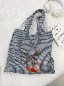 2025 New Canvas Tote Bag Womens Single Shoulder Double Layer Japanese Artistic Large Capacity Student Class Tot Bag