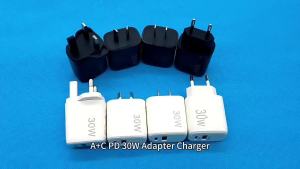30W GaN PD3.0 QC3.0 Fast Charger USB C Charger for iPhone 17 16 15 14 13 12 Pro Max Plus iPad Samsung Galaxy Tablet