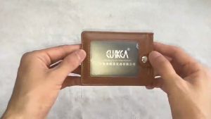 NCW-037 Luxury RFID Protection Leather Pull Stack Card Holder Pemegang Kad Mewah