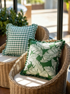 Waterproof Outdoor Pillow Seat Cushion Tablecloth Set