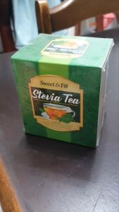 Sweet and Fit Stevia Tea with Guyabano and Ashitaba Leaves Powder in Tea Bags