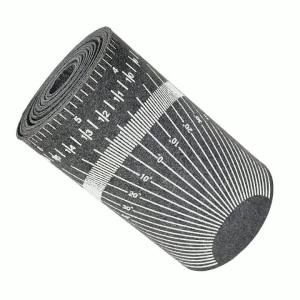 Black Pipe Wrap Around Tape 1-6 Inch Diameter Measure Tool For Piping Fitter Marking And Cutting High Temperature Resistant