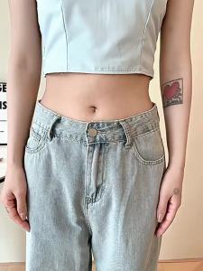 สายรัดฝึกทหารสำหรับผู้หญิง สายรัดเอวยืดสำหรับกางเกงยีนส์ สายรัดที่มองไม่เห็น เครื่องมือลดขนาดเอว อุปกรณ์กระชับเอว