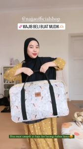 Tas Travel Bag Jumbo ALOA By Najja - Tas Mudik Travelling Jumbo Serbaguna Waterproof Besar Tebal Premium dan Kuat