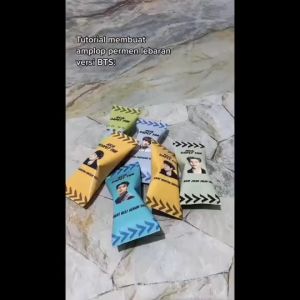 Amplop Lebaran Permen BTS isi 100 / Angpau Lebaran Murah