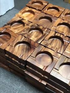 BAIFULING | Walnut Wood Cigar Ashtray Large Size