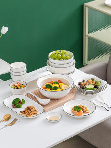 Bát Sứ Trắng Nguyên Chất Kiểu Nhật Đơn Lẻ Bộ Đồ Ăn Bằng Sứ Dùng Tại Nhà Sáng Tạo Bát Đựng Thức Ăn Trưa Bát Đựng Thức Ăn