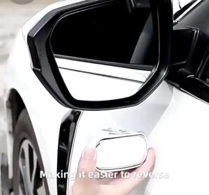 Car Mirror 360 Degrees Rotatable Wide Angle Mirror Strong Adhesion Waterproof Automotive Rear View Blind Spot Mirror