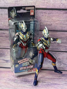 Bandai Ultraman Action Figure Sound Producing Super Posable Boy Toy Gift Collectible Model Robot Assembly Building Blocks