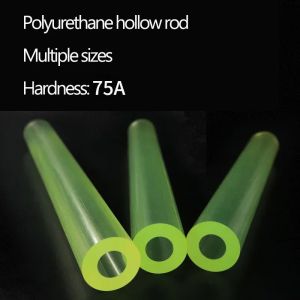 Polyurethane Hollow Rod Gaskets PU Plastic Pipe Bar Shock Absorber With Outer Diameter 16~35mm Inner Hole Aperture 6~15mm