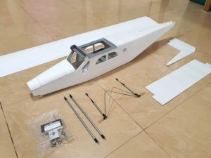 เครื่องบินโฟม+ไม้(ลำเปล่า) : Pilatus ทหารอากาศ ปีกยาว 1.20 เมตร เฉพาะตัวลำเปล่า (ไม่รวม มอเตอร์ แบตเตอรี่ รีซีฟ รีโมท)