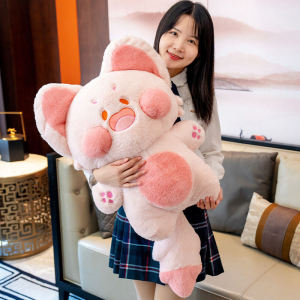 Gấu bông Mèo Dudu Mèo Má Hồng size lớn 60cm luôn đuôi nhiều màu