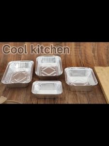 Aluminum Foil Tray 25CM Disposable Aluminum Foil Bowl Heatable for Barbecue  Keimav