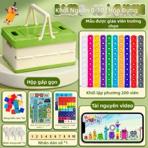 FANMIAO | Bộ Đồ Chơi Khối Số Phát Triển Tư Duy Toán