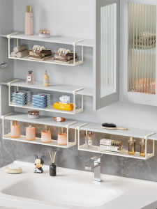 QINQI | Bathroom Organizer Wall Mounted Storage Rack