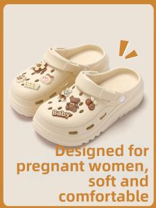 FZT | Pregnant Women Outdoor Summer Anti-Slip Thick Soled Enclosed Sandal